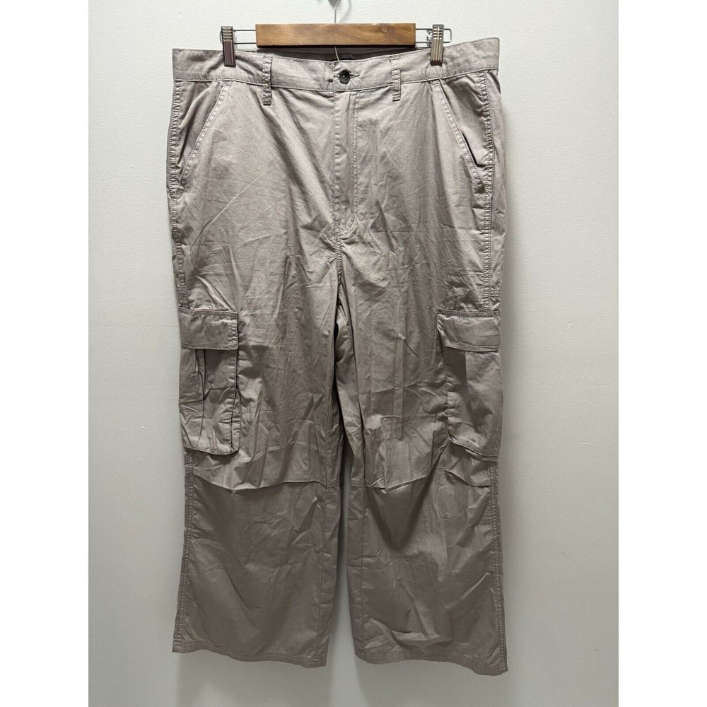 Hot Topic Men's Cargo Wide Leg Pants Size 36 X 32 skater y2k grunge